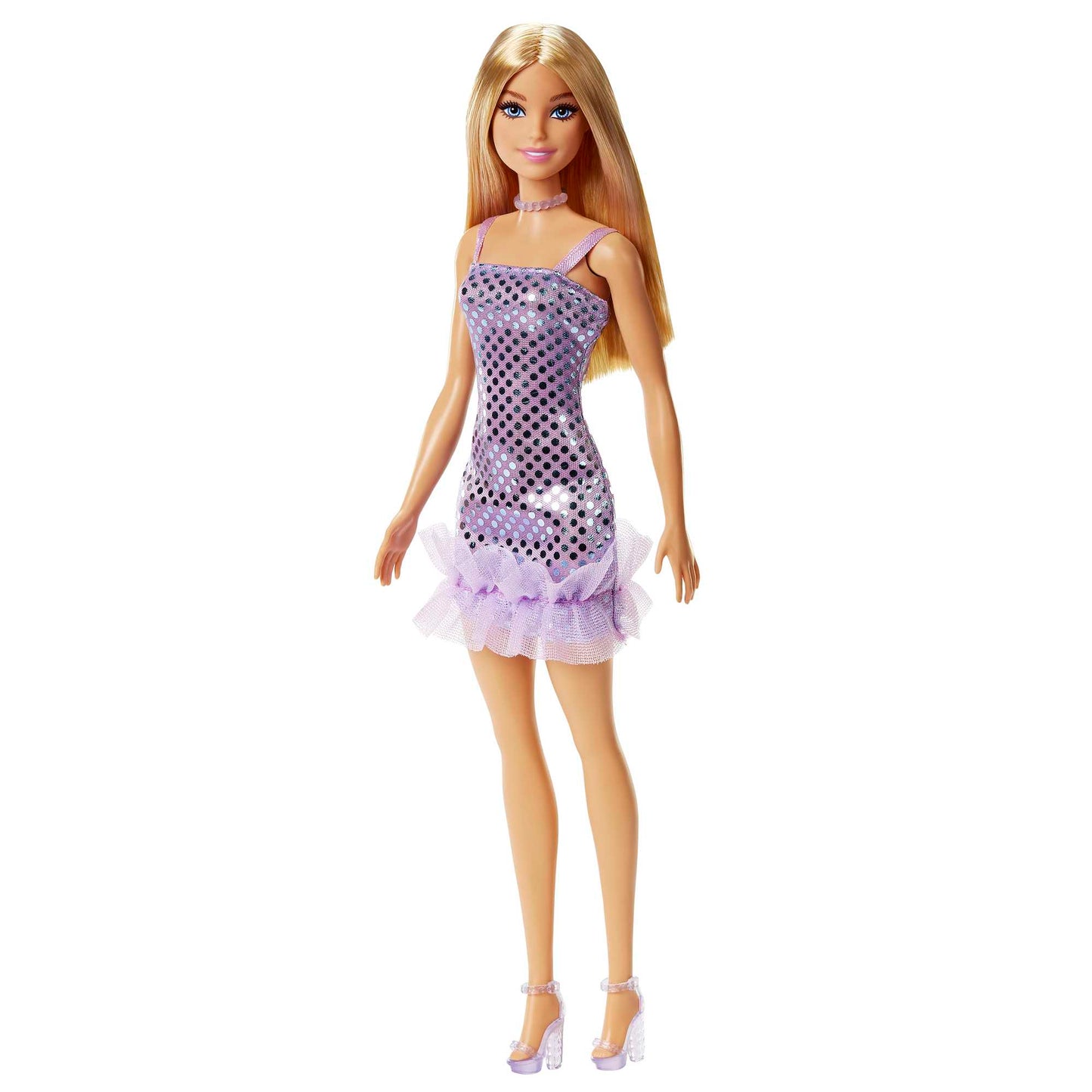 Barbie Fashion & Beauty Mu?eca Glitz Vestido de Noche Lila