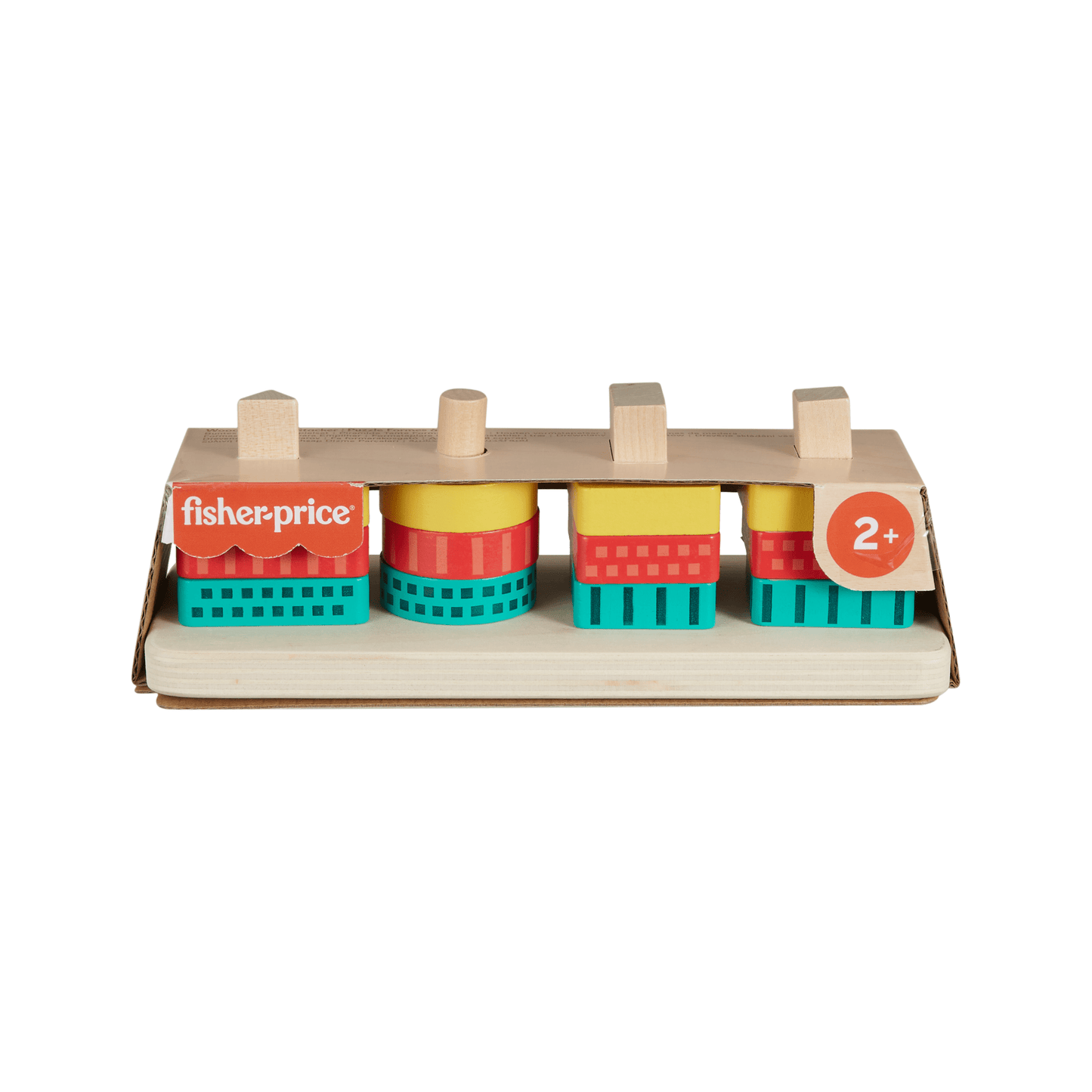 Fisher-Price Empileur de Formes en Bois, Triage, 13 ¨¦l¨¦ments