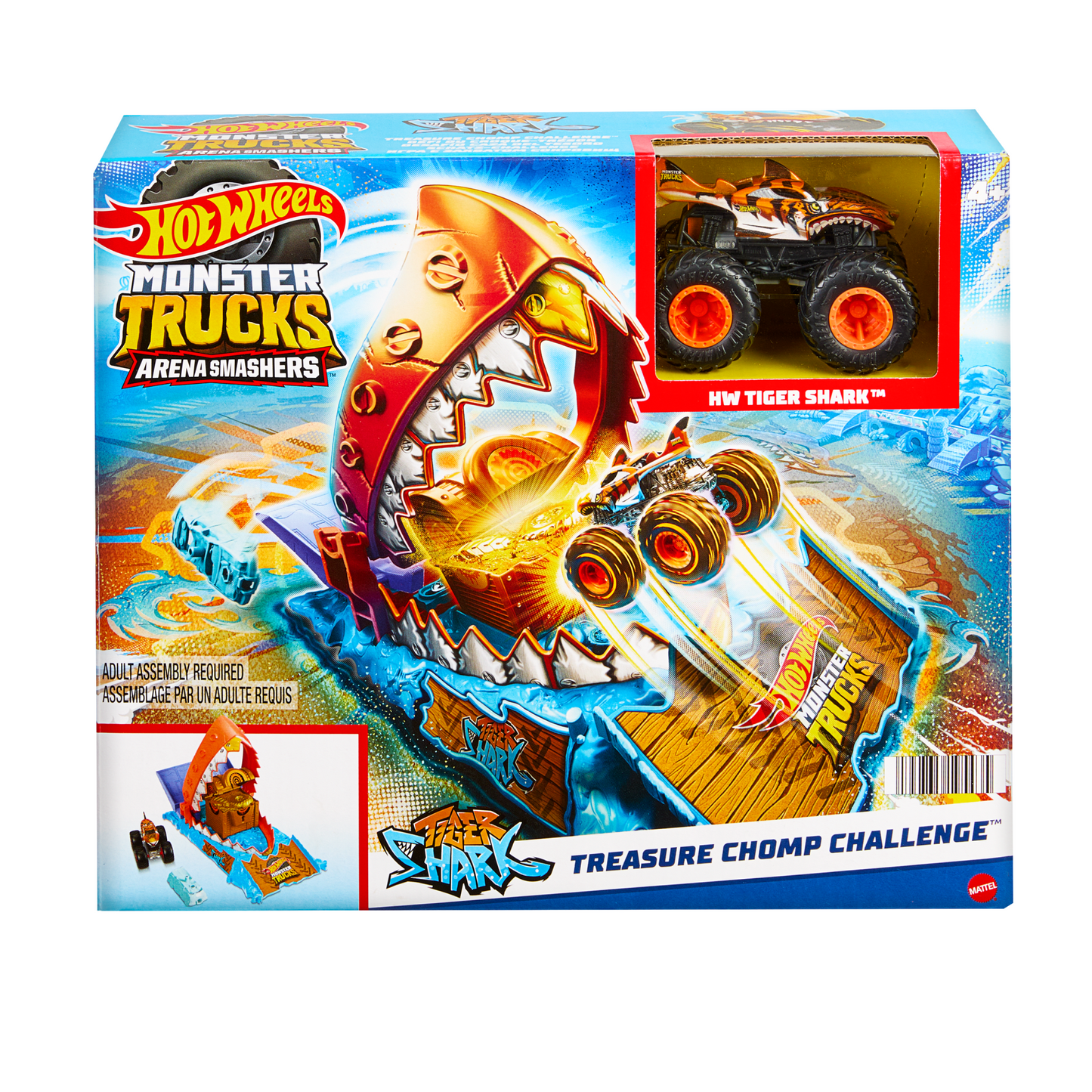 Hot Wheels-Monster Trucks Arena Smashers D¨¦fi du Croque-Tr¨¦sor-Coffret
