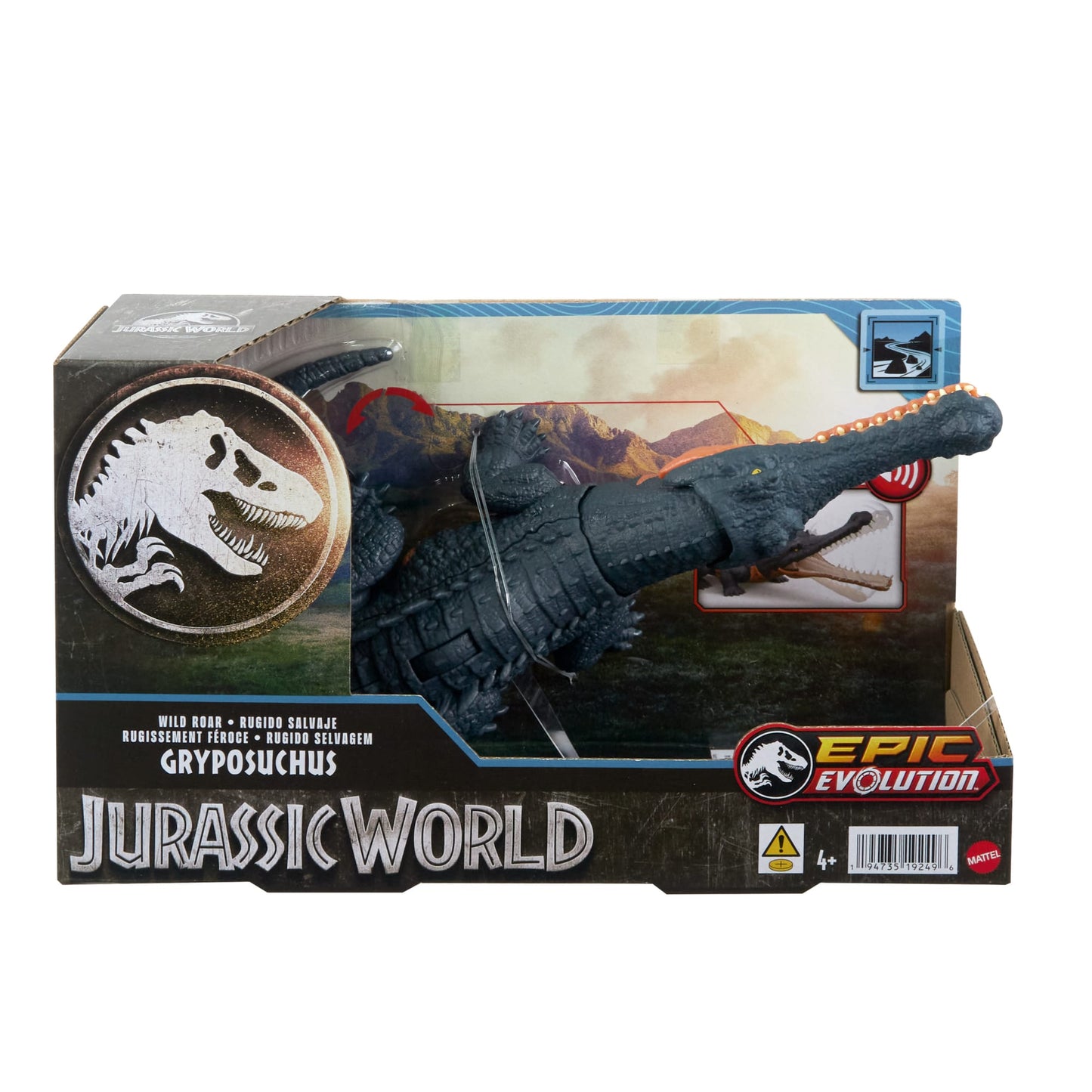 Jurassic World-Gryposuchus Rugissement F¨¦roce-Figurine Articul¨¦e