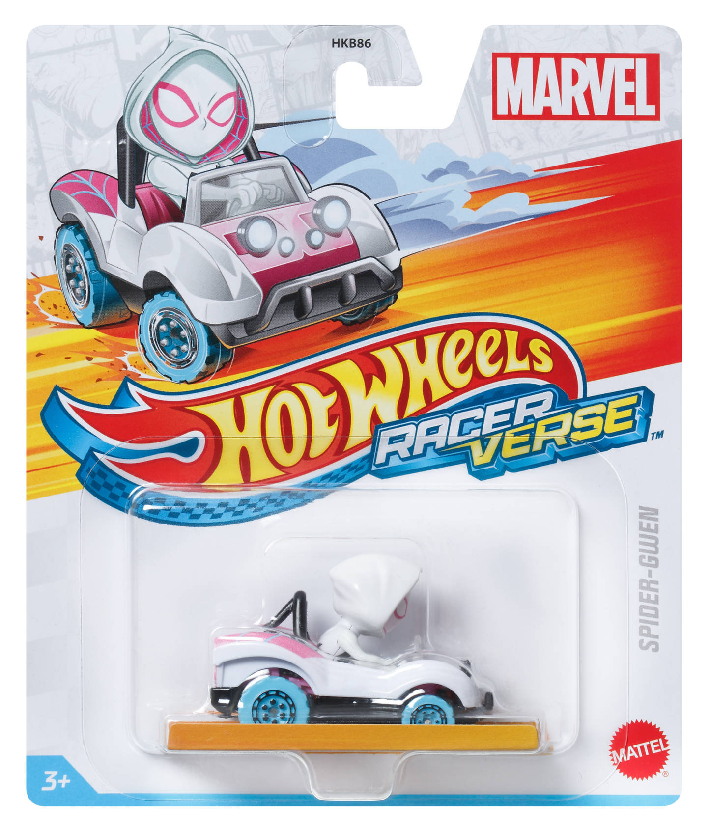 Hot Wheels RacerVerse Ve¨ªculo de Brinquedo Spider-Gwen