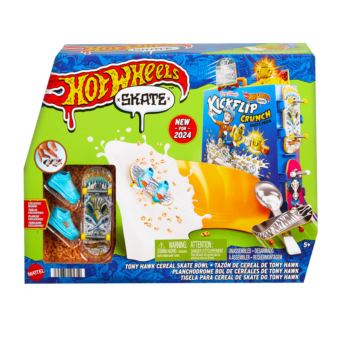 Hot Wheels Skate? Planchodrome Bol de C¨¦r¨¦ales de Tony Hawk