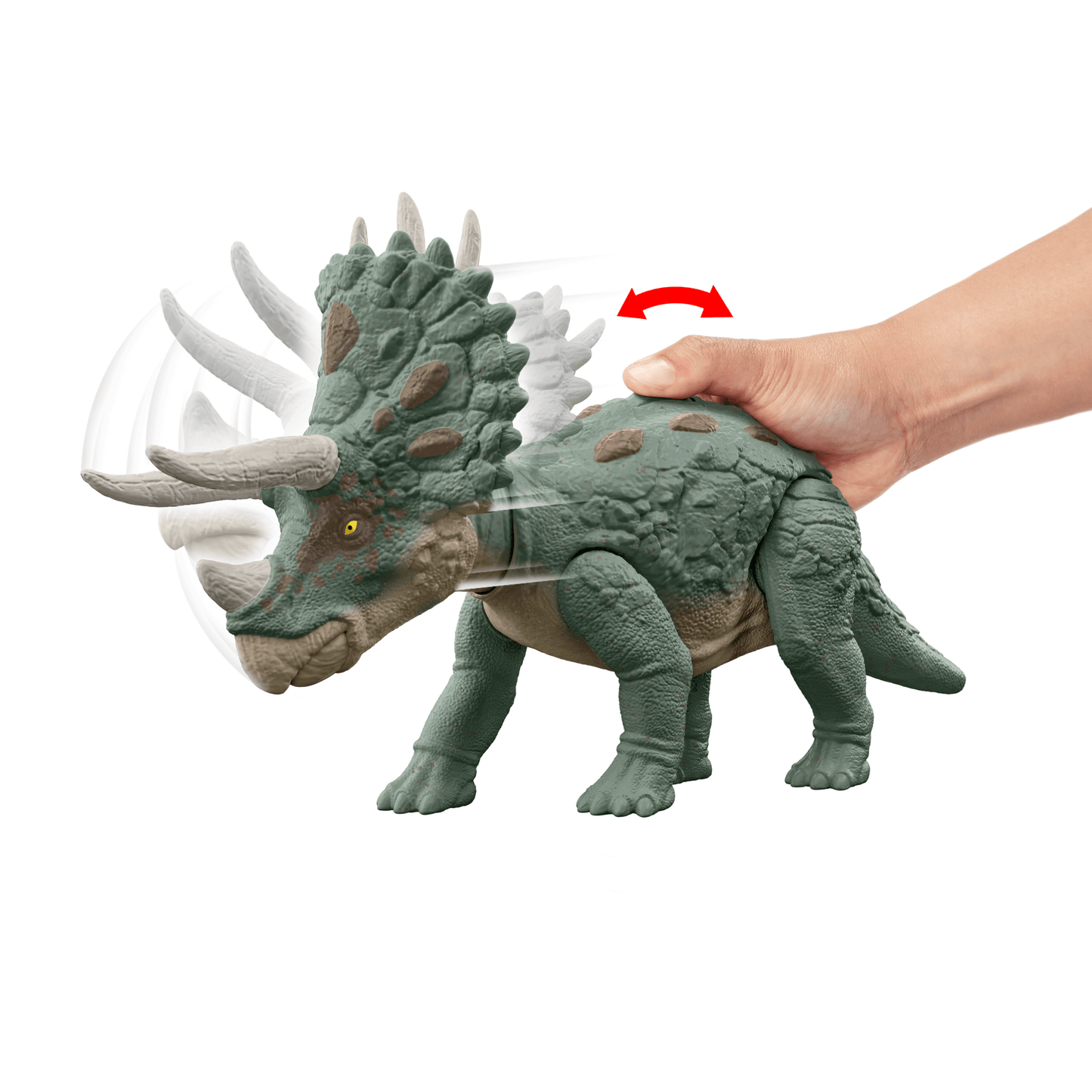 Jurassic World  M¨¦ga Action  Tric¨¦ratops, Esp¨¨ce de Grande Taille