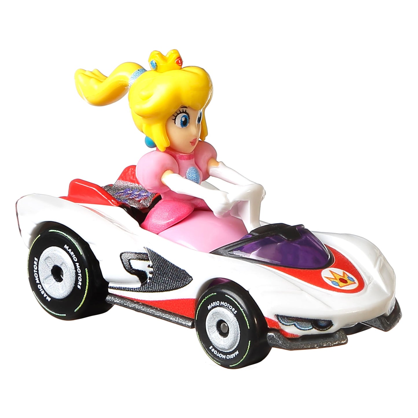 Hot Wheels Mario Kart Veh¨ªculo de Juguete Princesa Peach P-Wing