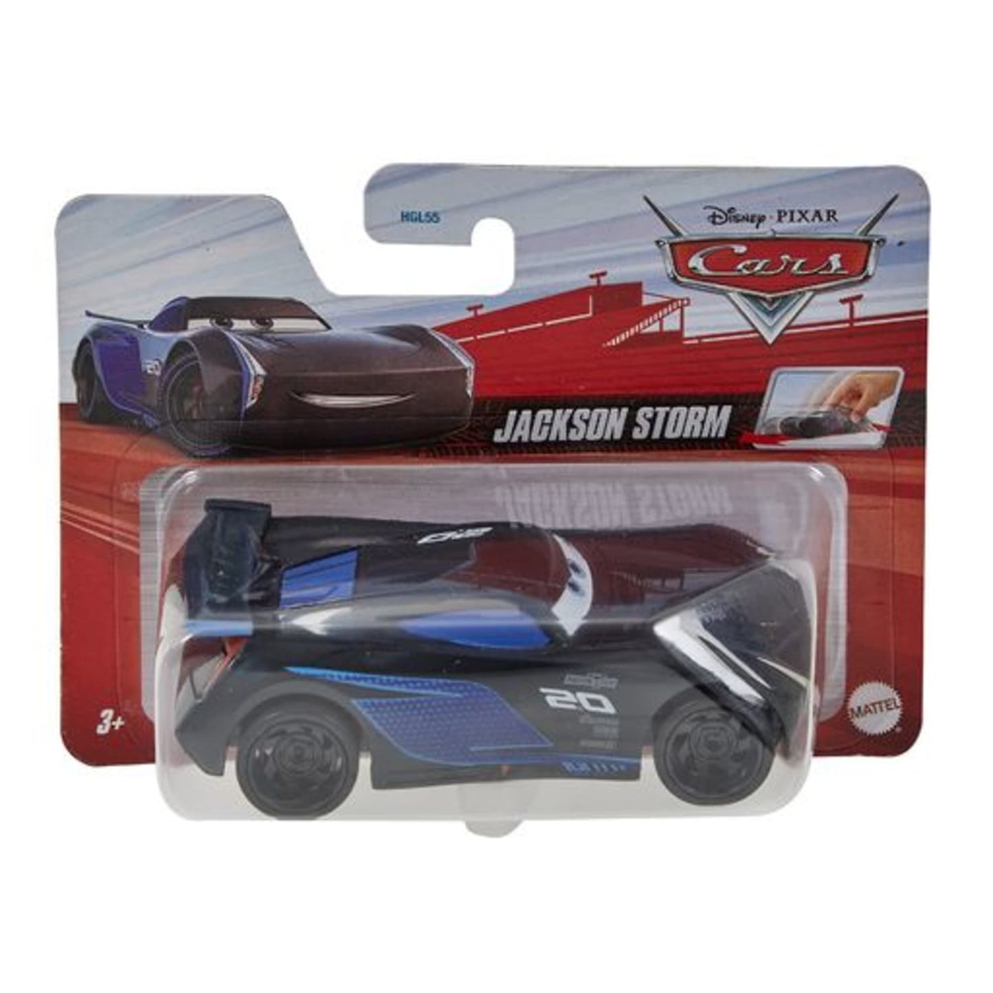 Cars de Disney y Pixar Pullback Veh¨ªculo de Juguete Jackson Storm