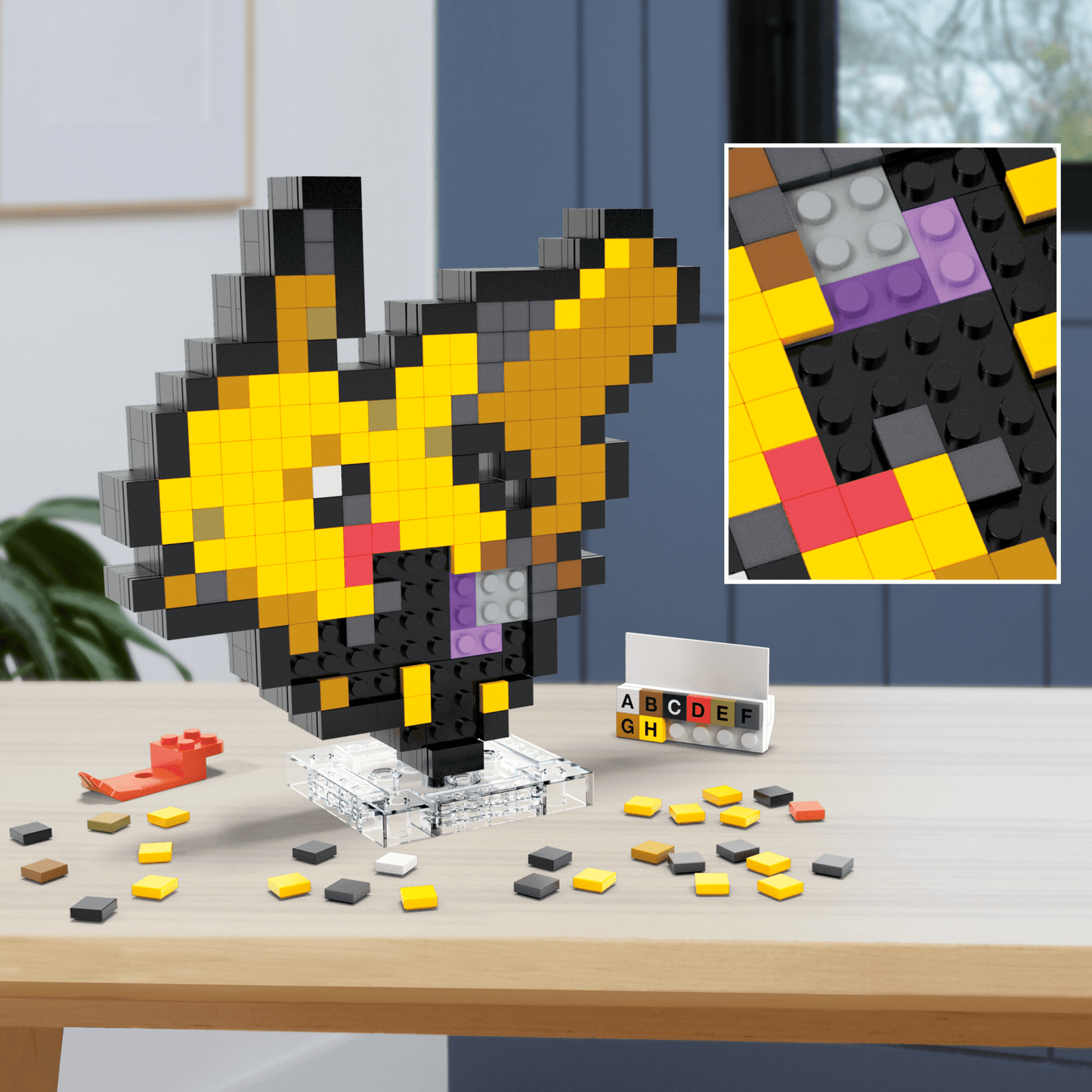 Mega  Pok¨¦mon  Coffret de Construction  Pikachu (400 Pces), R¨¦tro