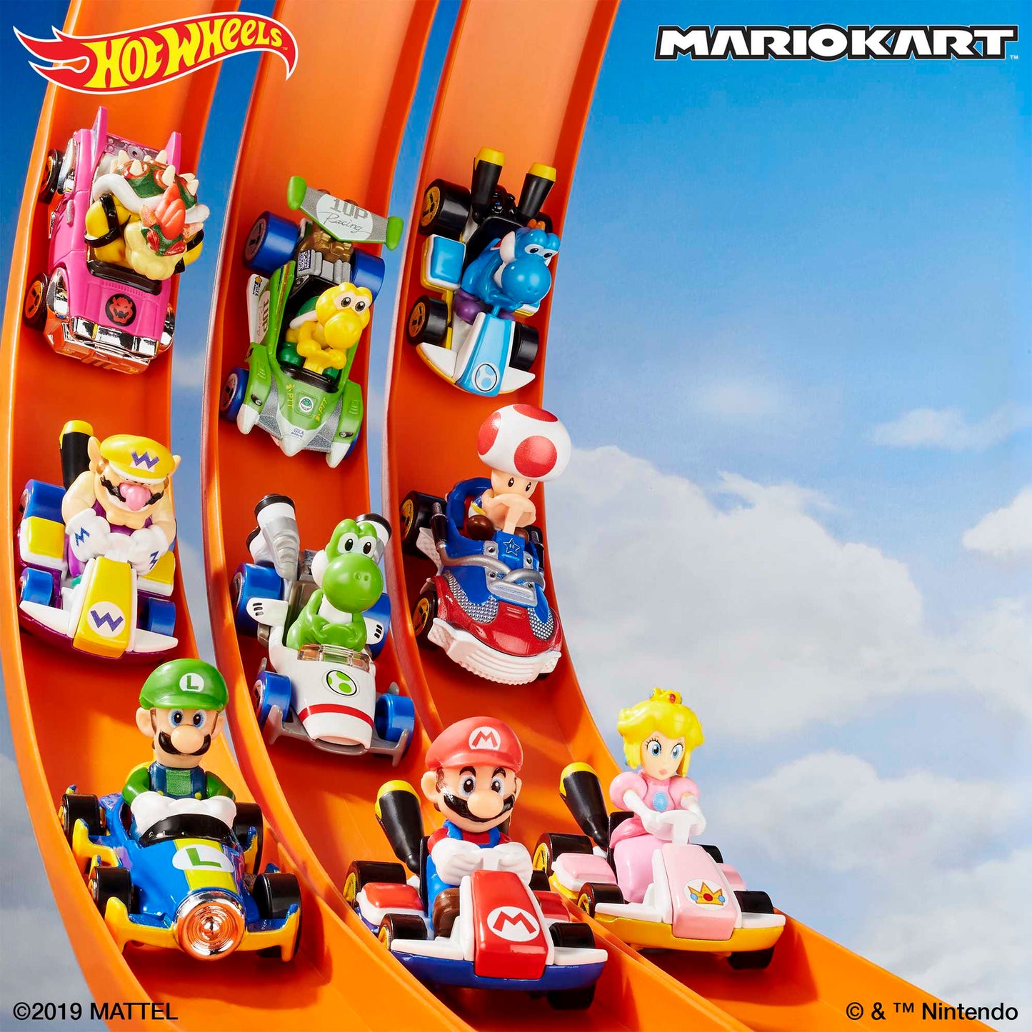 Hot Wheels Mario Kart Ve¨ªculo de Brinquedo Kart Padr?o Wario