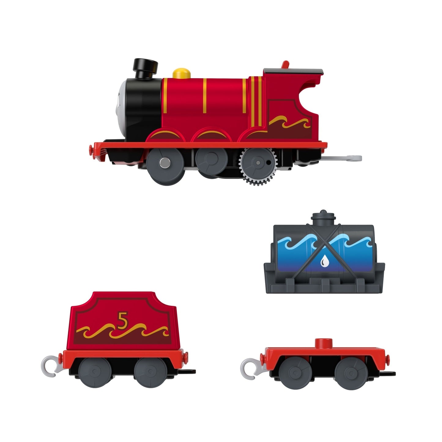Thomas et ses Amis Locomotive et Wagons James Cuve Qui ¨¦clabousse