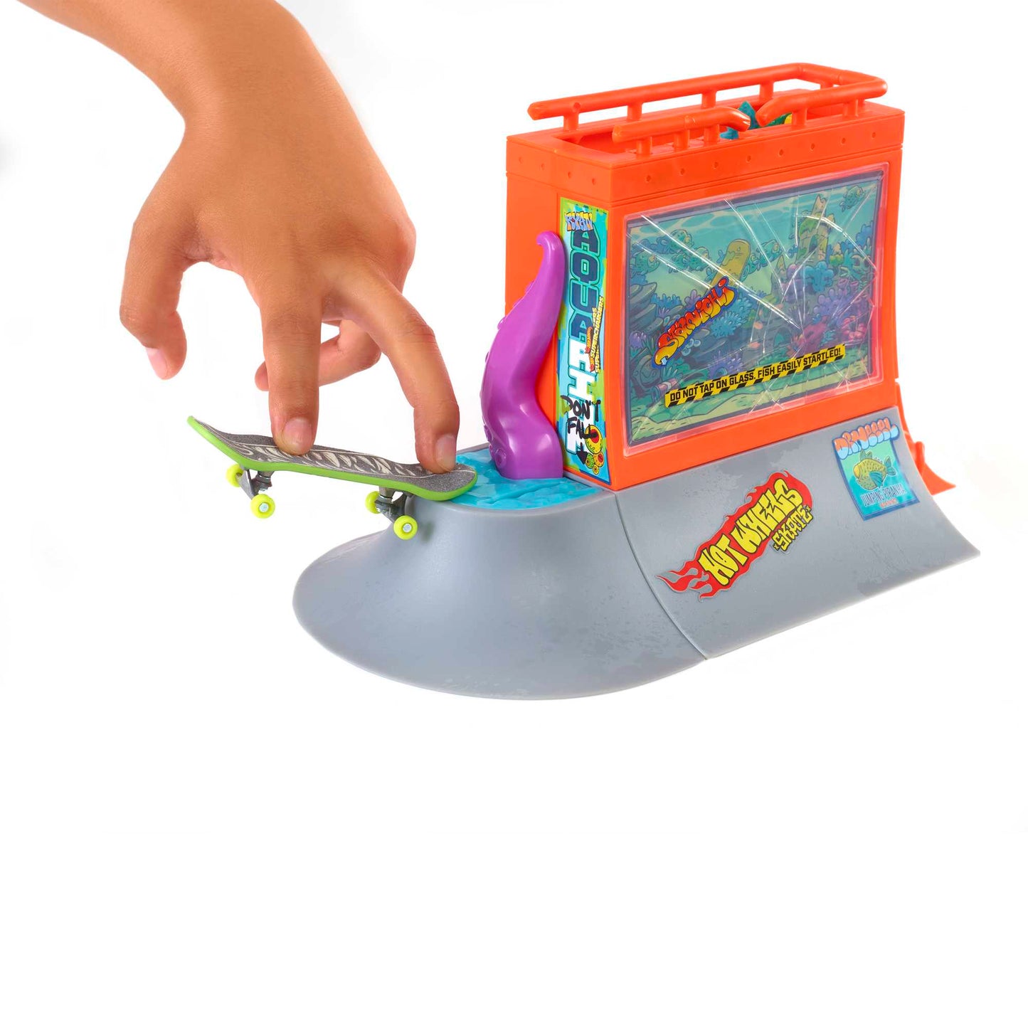 Hot Wheels Skate Pista de Brinquedo Set Aqu¨¢rio