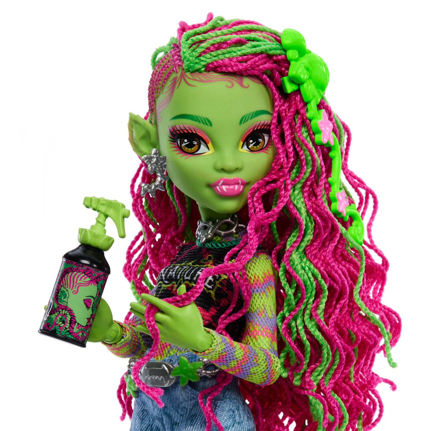 Monster High Poup¨¦e, Animal et Accessoires Venus Mcflytrap, Chewlian