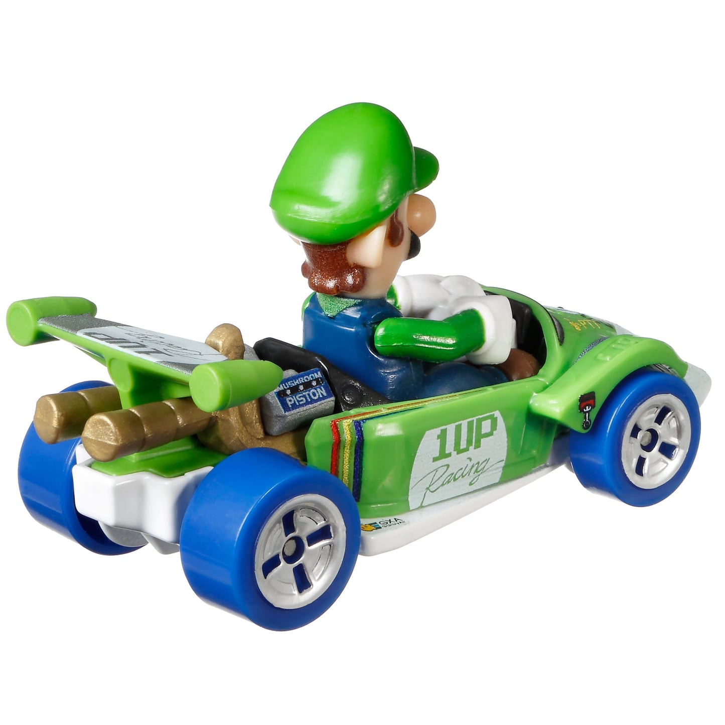 Hot Wheels Mario Kart Ve¨ªculo de Brinquedo Luigi Circuito Especial