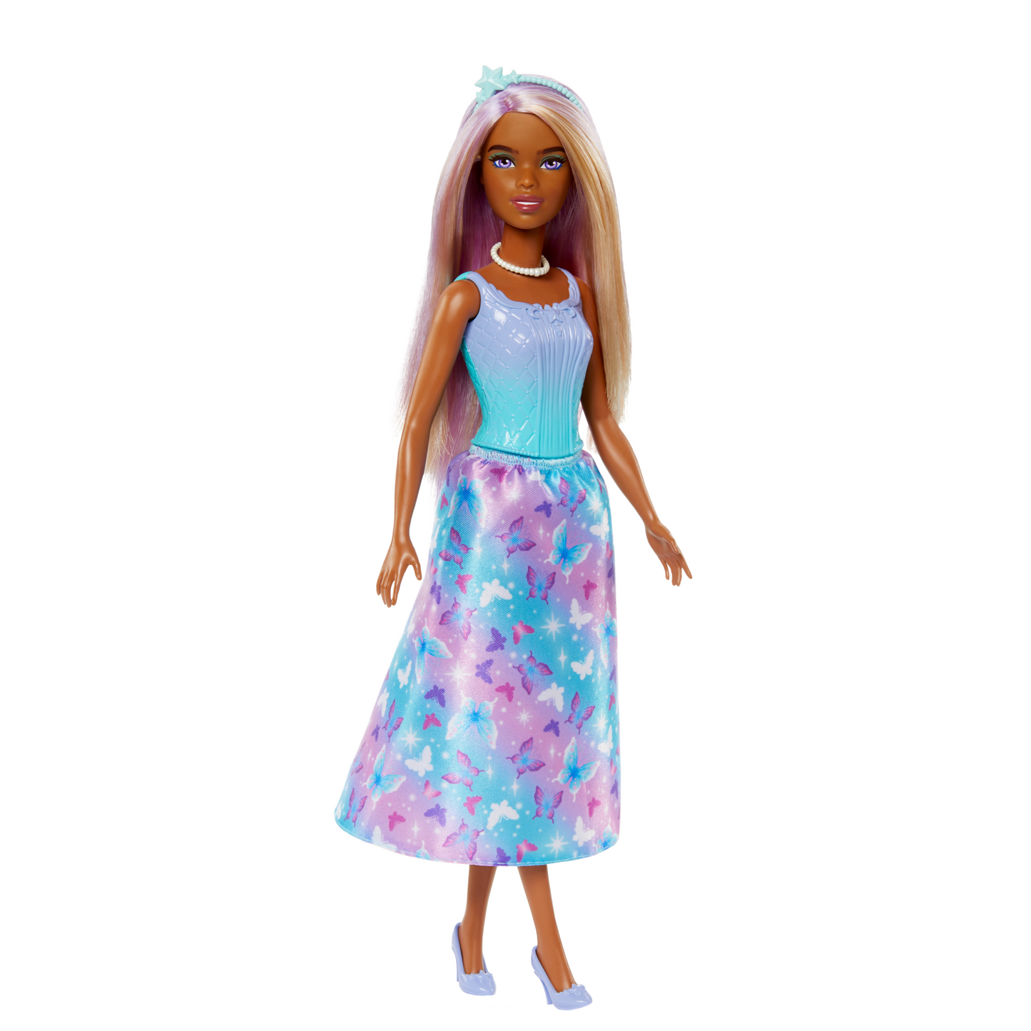 Barbie Fantas¨ªa Mu?eca Doncella Vestido de Ensue?o Azul