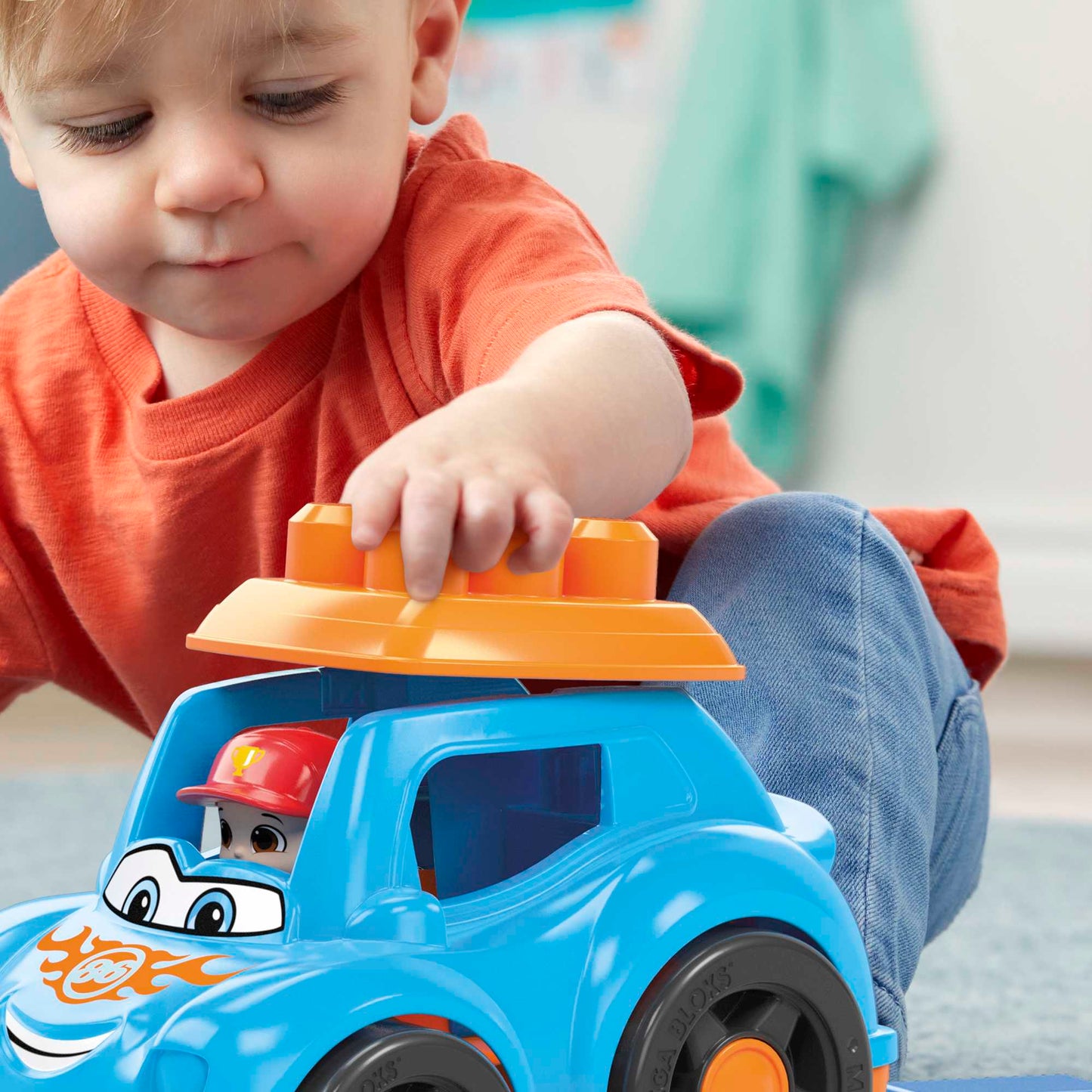 Mega Bloks Juguete de Construcci¨®n Coche de carreras Ricky
