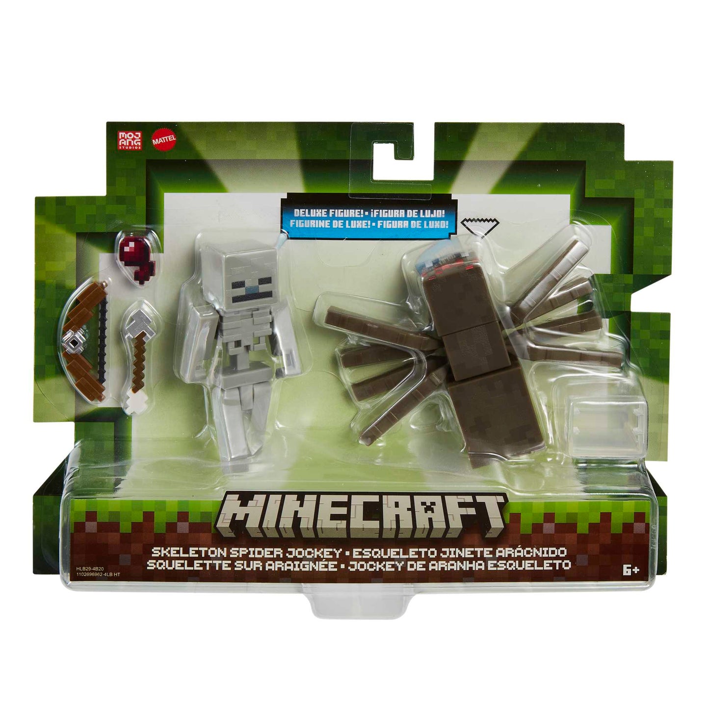 Minecraft Coffret de 2?Figurines Articul¨¦es de 7,62?Cm (3,25?Po)