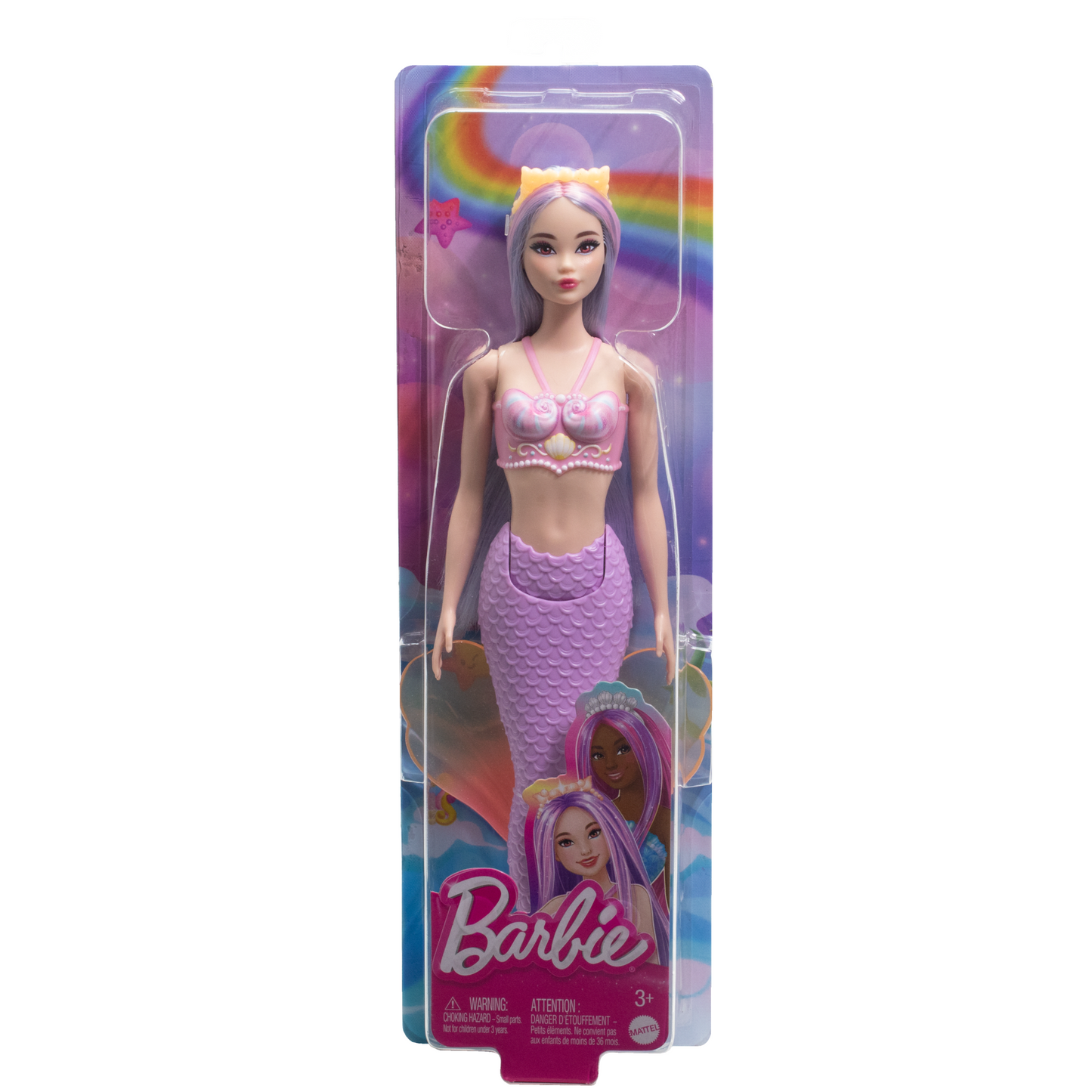Barbie Fantas¨ªa Mu?eca Sirena Cabello Lila