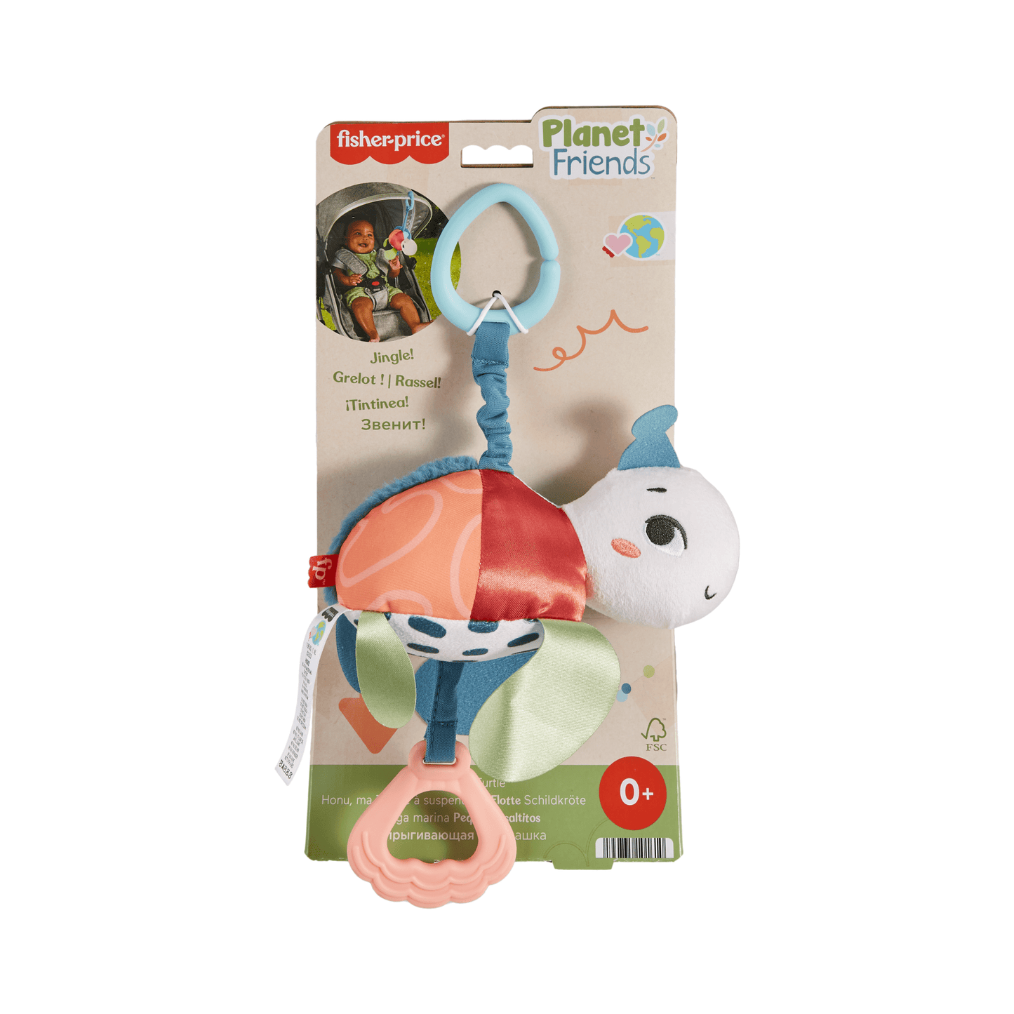 Fisher-Price Planet Friends Honu, Ma Tortue ¨¤ Suspendre, Sensorielle