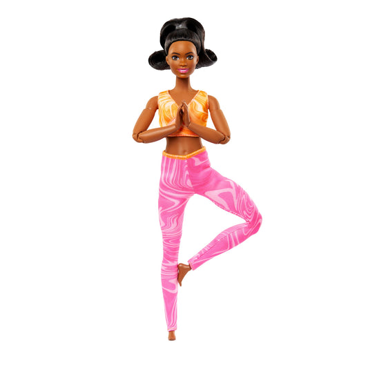 Barbie Made To Move Fashion Doll, Brunette Wearing Removable Sports Top & Pants, 22 Bendable ¡°Joints¡±