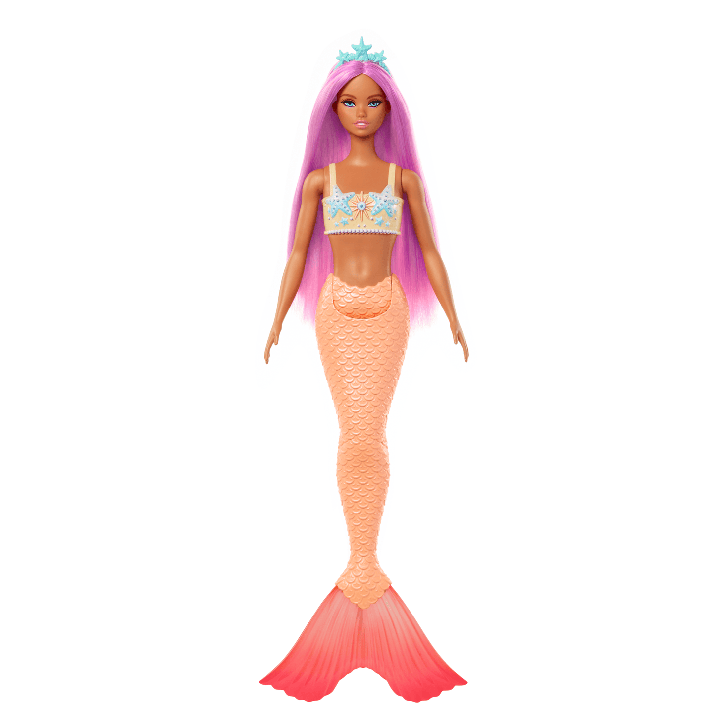 Barbie-Poup¨¦es Sir¨¨nes Avec Cheveux et Nageoire Color¨¦s et Serre-T¨ºte