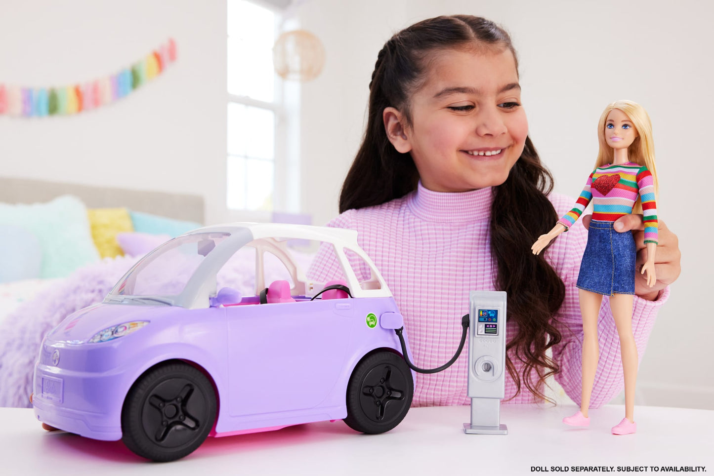 Barbie Car, Kids Toys, ¡°Electric Vehicle¡± With Charging Station