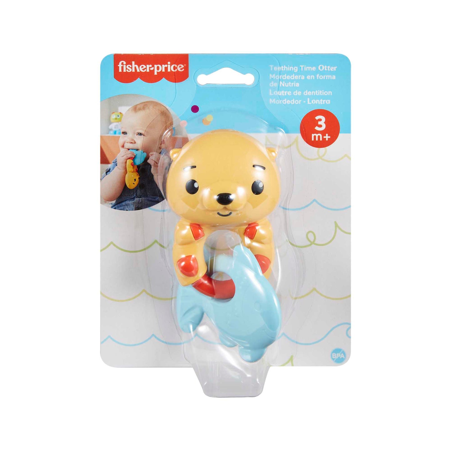 Fisher-Price Baby Chocalho para Beb¨ºs Sensimals Leopardo
