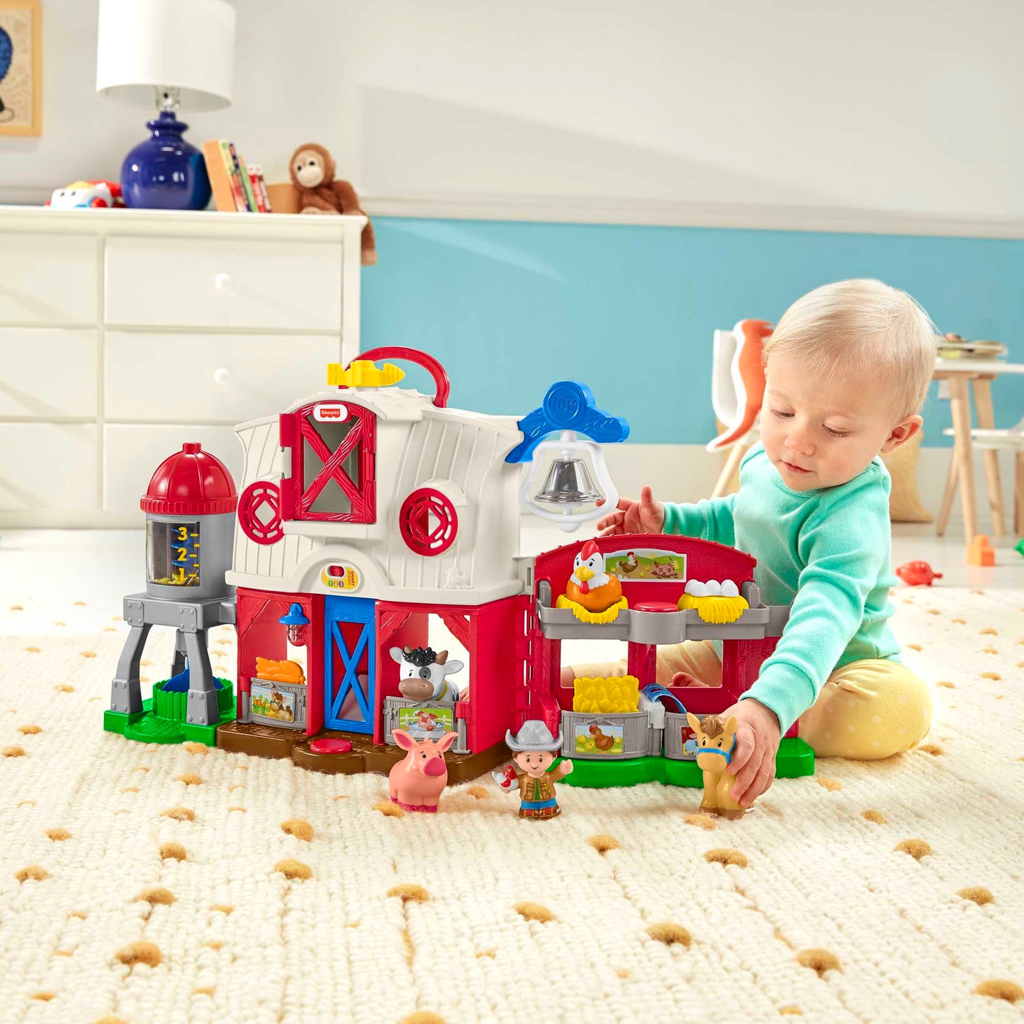 Little People Juguete para Beb¨¦s Granja Cuidado de Animales