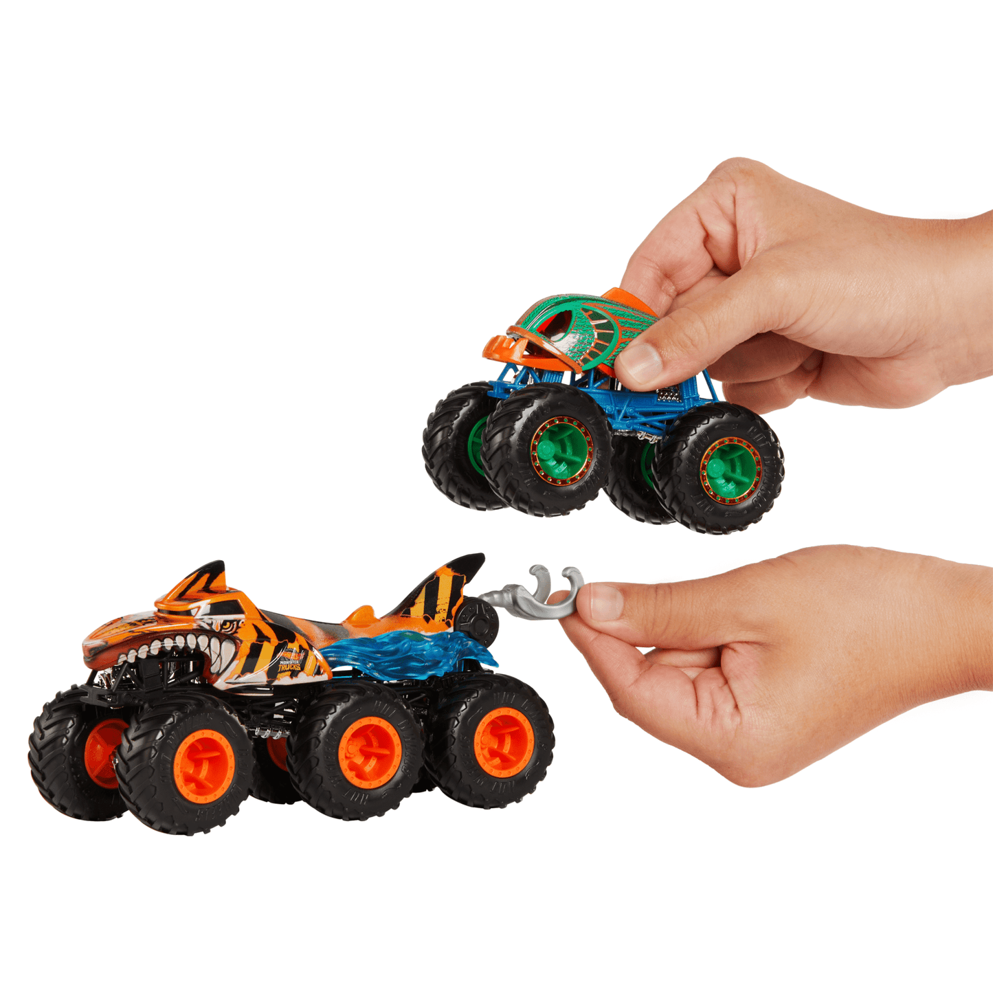 Hot Wheels Monster Trucks Veh¨ªculo de Juguete Camiones Remolque Sorpresa Escala 1:64
