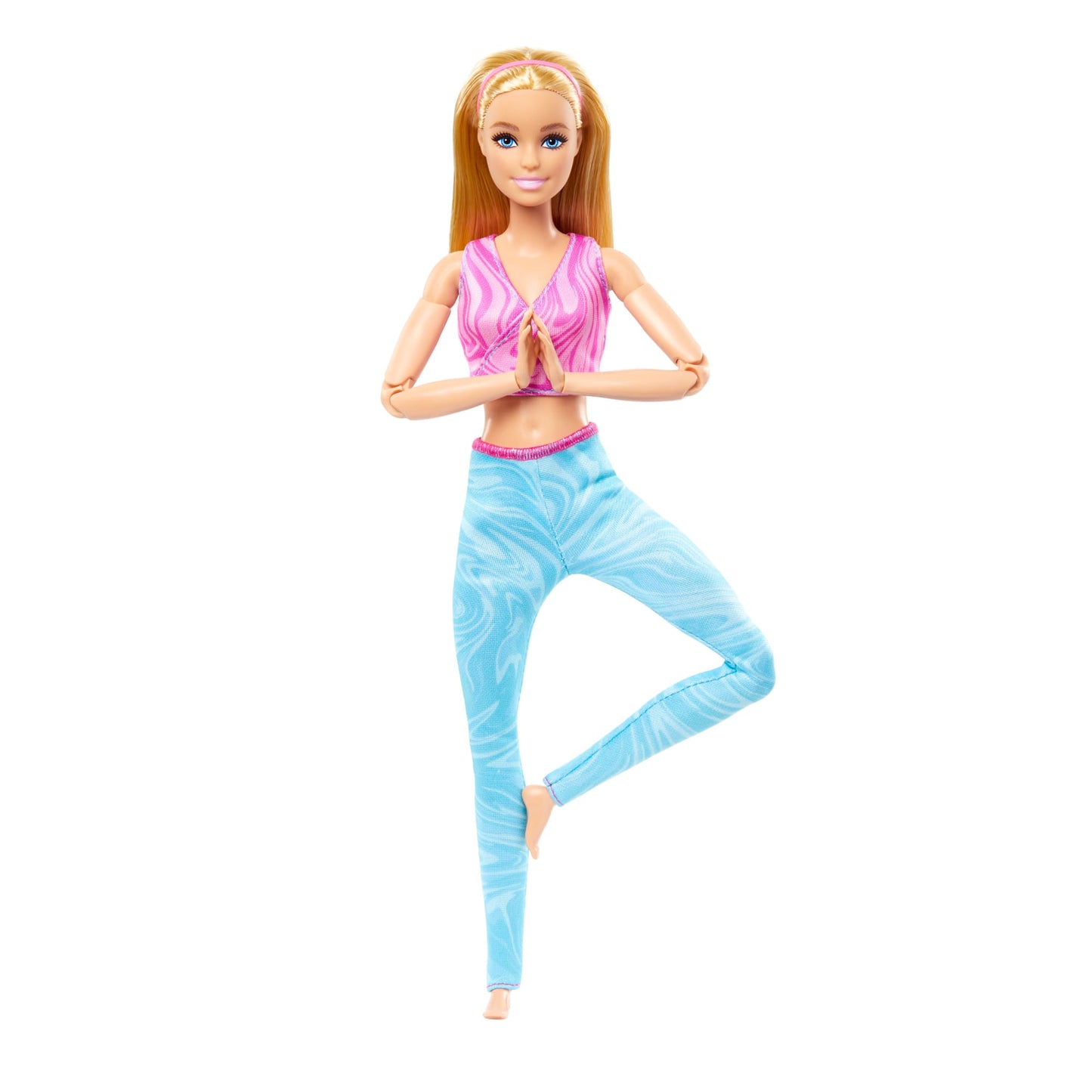 Barbie-Barbie Fitness-Poup¨¦e Blonde Articul¨¦e Avec Tenue Amovible