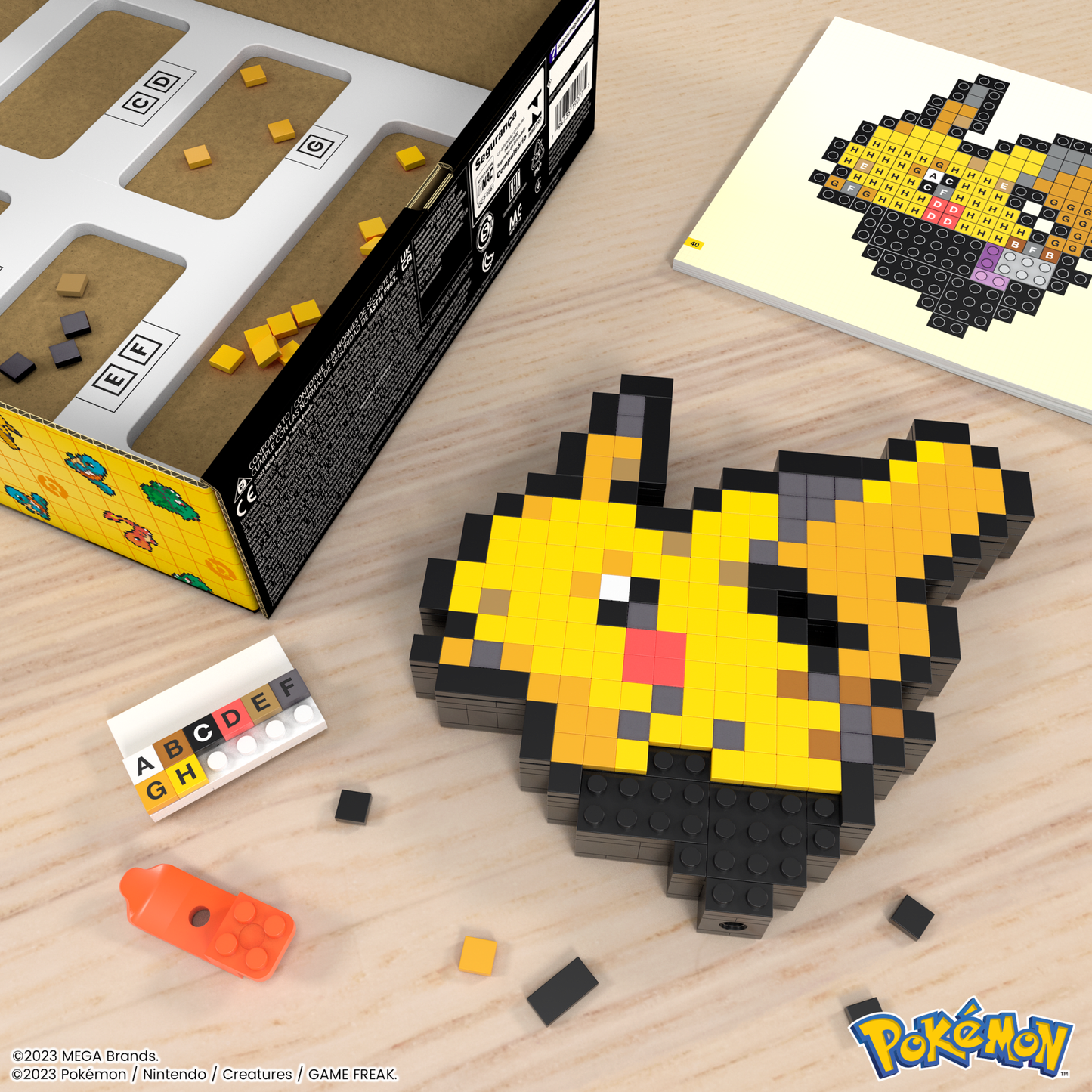 MEGA Pok¨¦mon Juguete de Construcci¨®n Pikachu P¨ªxel