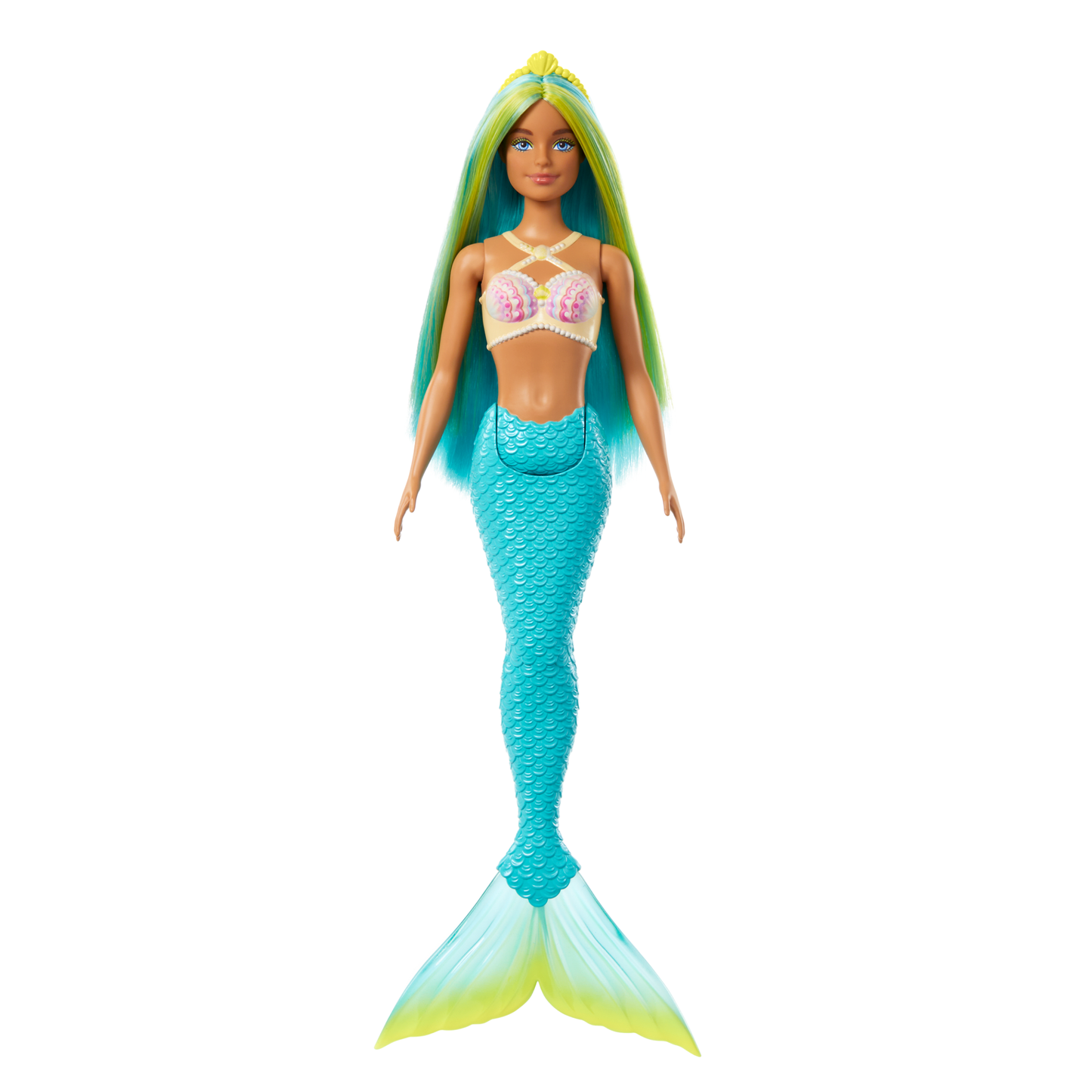 Barbie Fantas¨ªa Mu?eca Sirena Cabello Verde y Azul