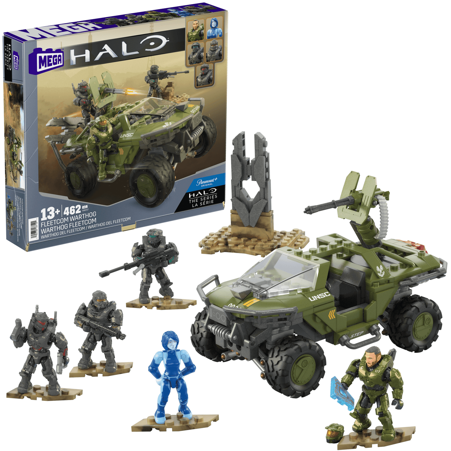 MEGA Halo Juguete de Construcci¨®n Warthog del FLEETCOM