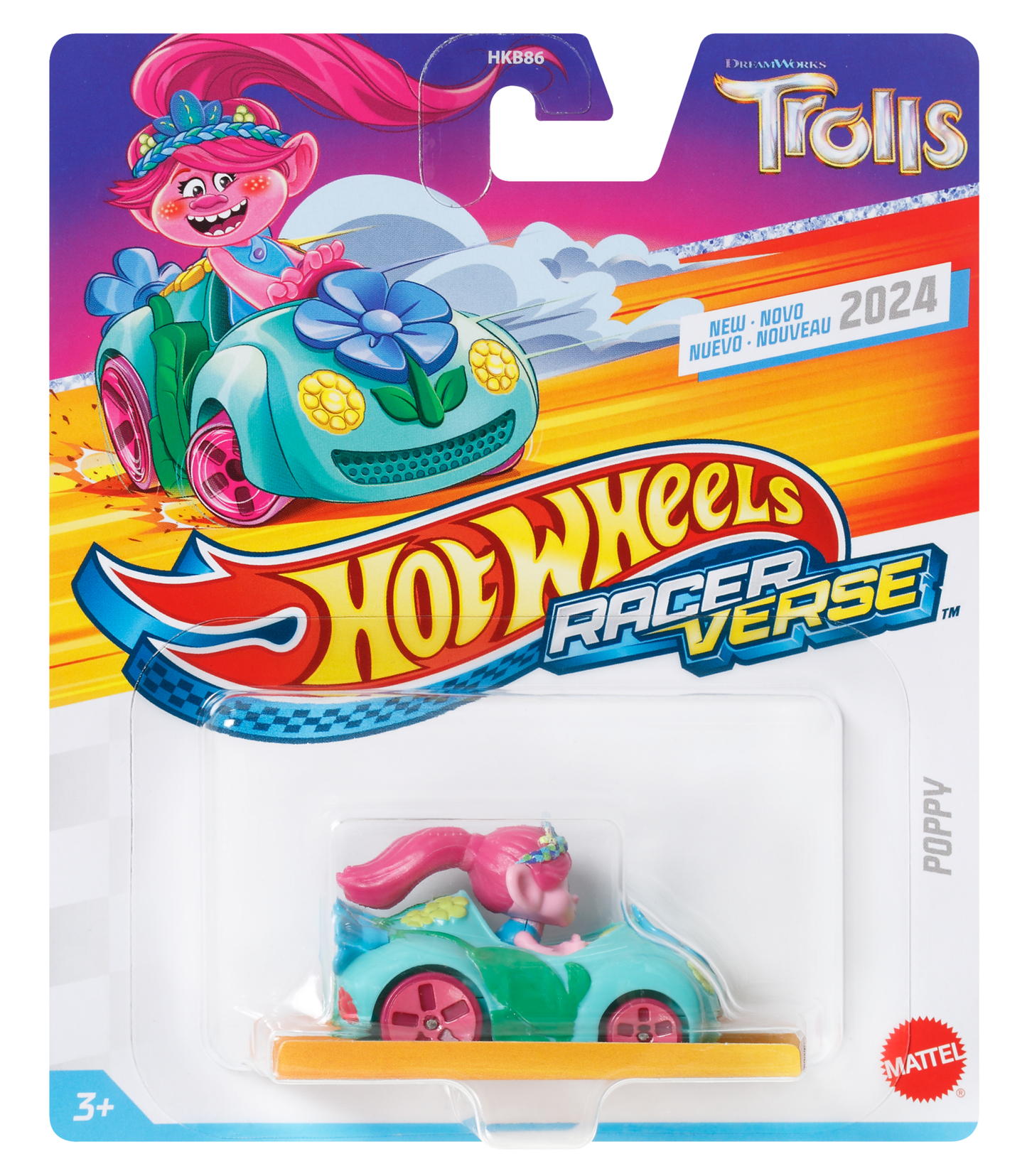 Hot Wheels RacerVerse Ve¨ªculo de Brinquedo Poppy