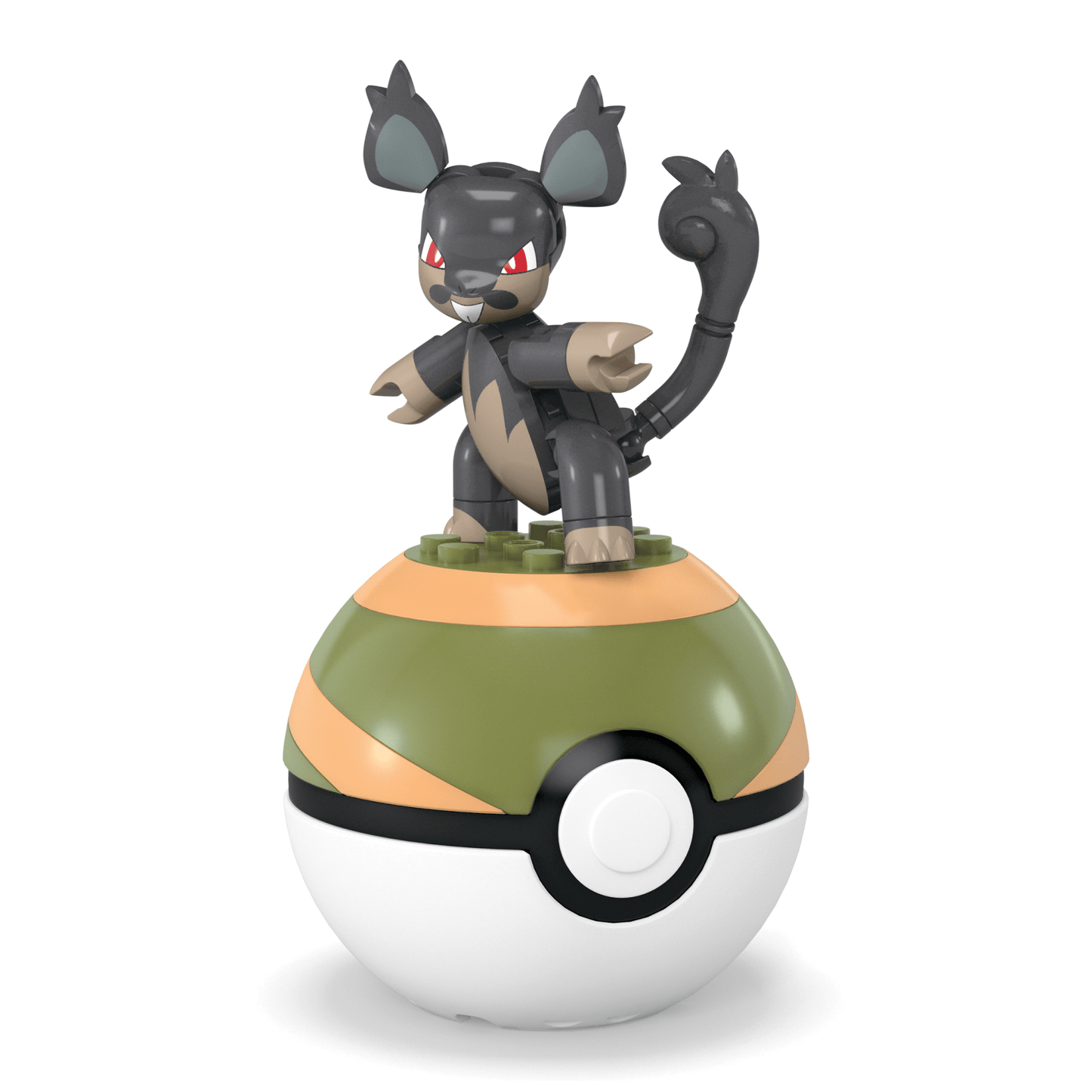 MEGA Pok¨¦mon Alolan Rattata Building Toy Kit, Poseable Action Figure (29 Pieces) For Kids