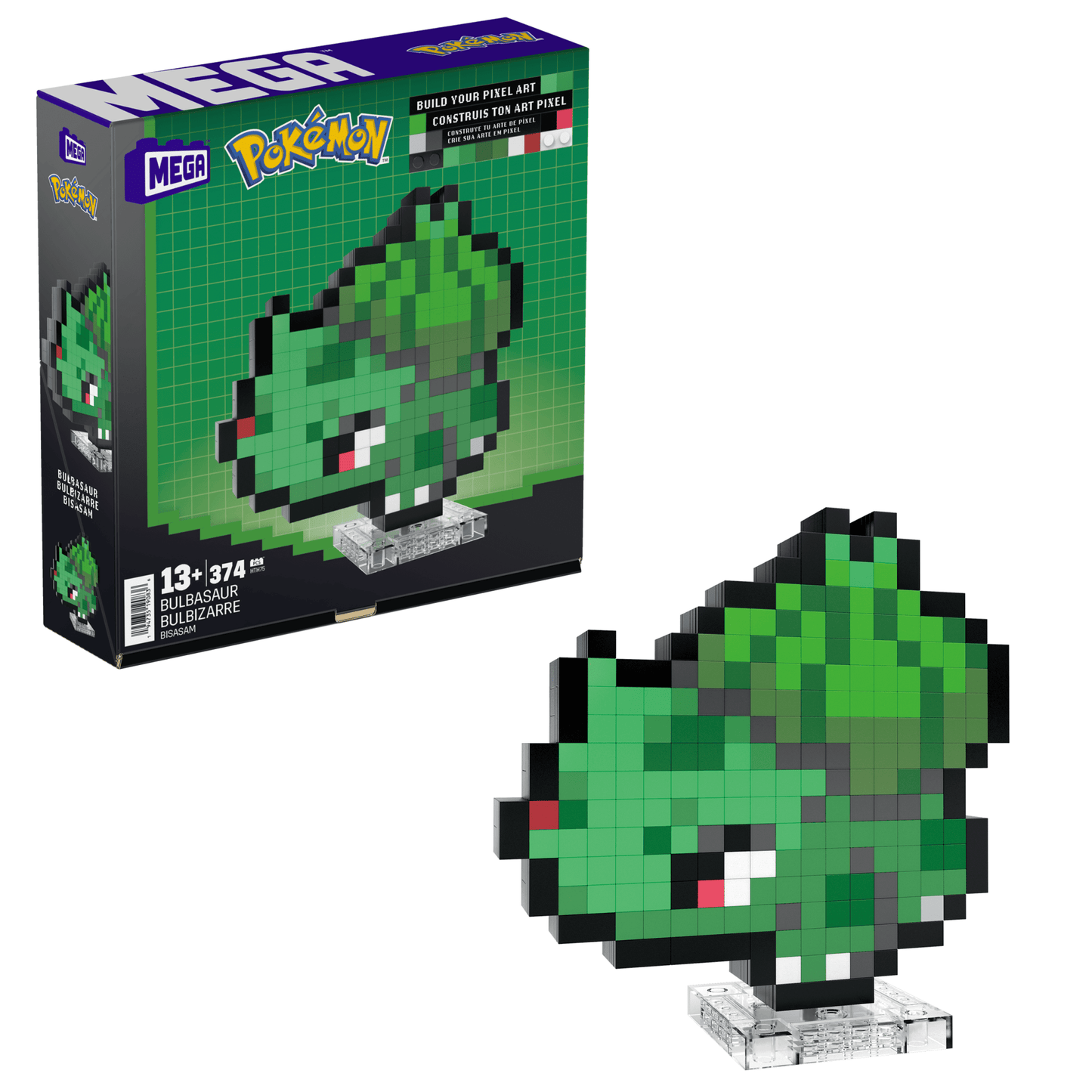 MEGA Pok¨¦mon Jogo de Constru??o Bulbasaur Pixel