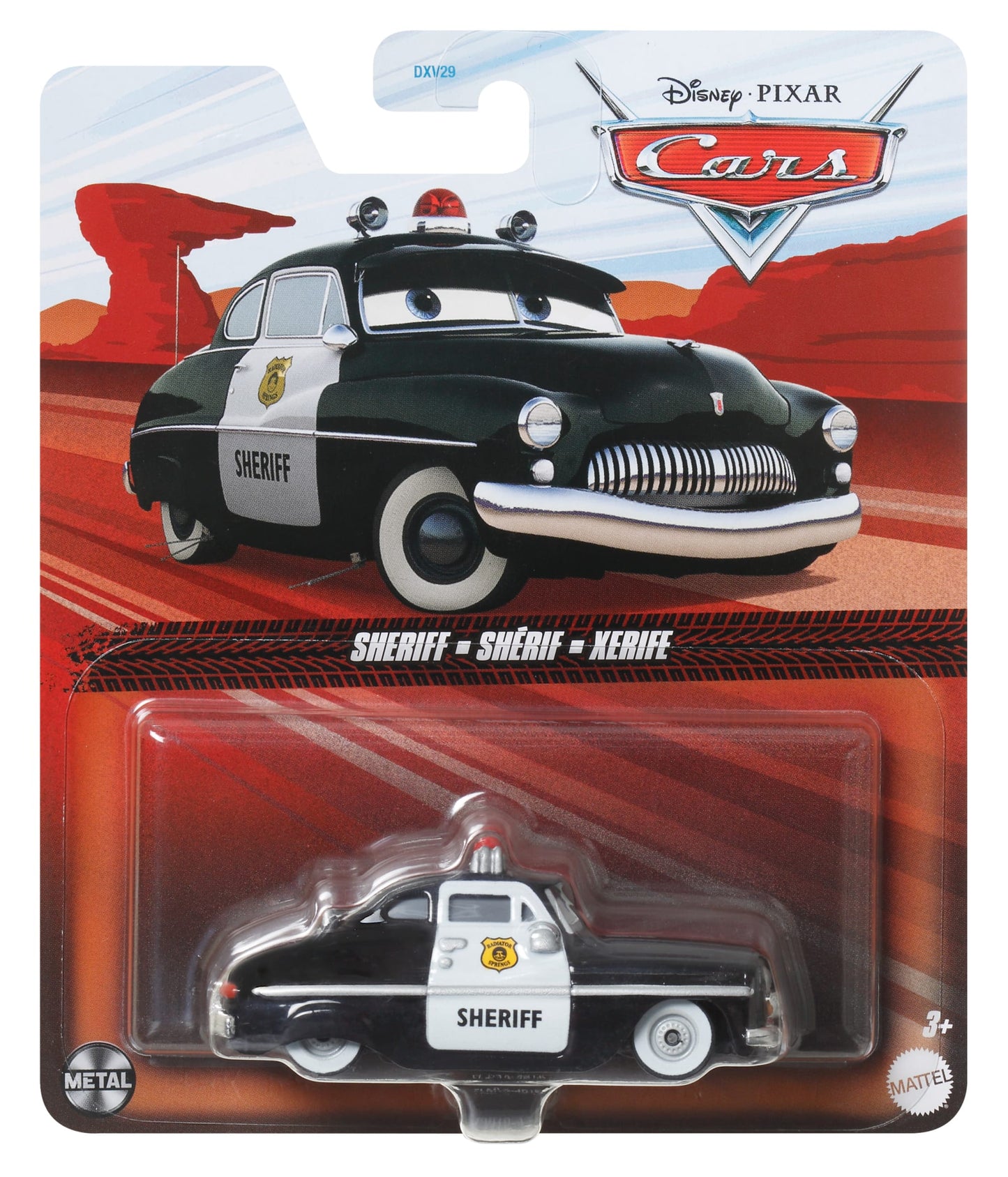 Cars de Disney y Pixar Diecast Veh¨ªculo de Juguete Sheriff