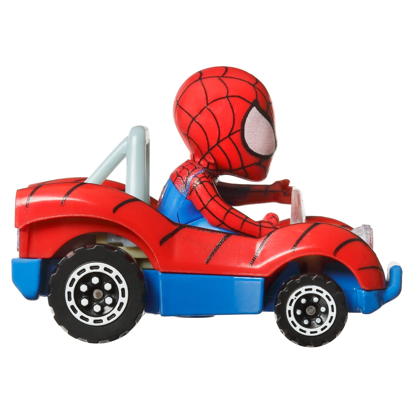 Hot Wheels RacerVerse Veh¨ªculo de Juguete Spider-Man en Spider Buggy