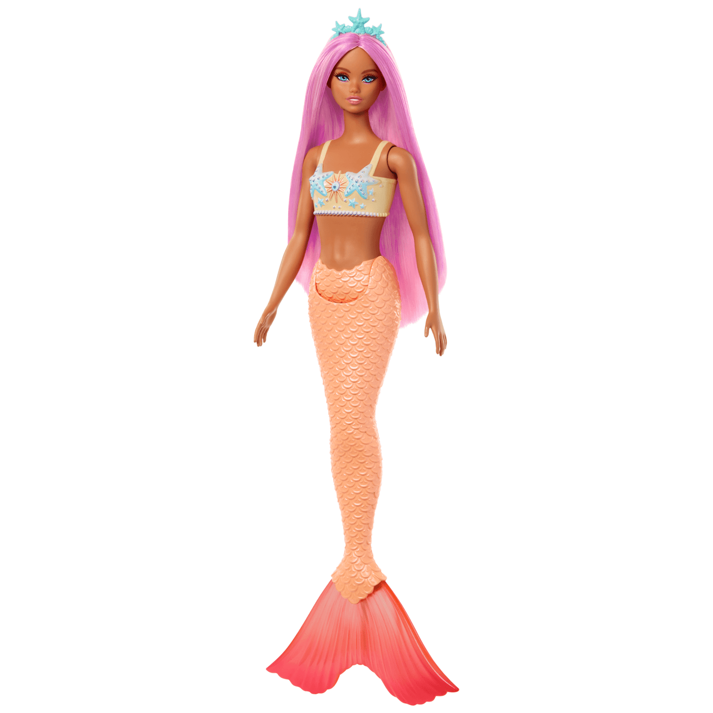Barbie-Poup¨¦es Sir¨¨nes Avec Cheveux et Nageoire Color¨¦s et Serre-T¨ºte