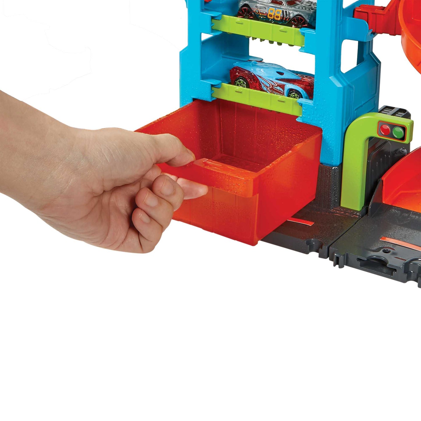 Hot Wheels City Pista de Brinquedo Lava-r¨¢pido Mega Torre