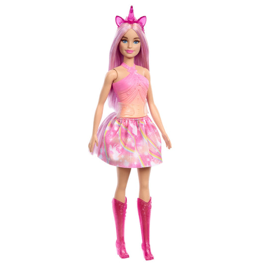 Barbie Fantasia Boneca Saia de Unic¨®rnio de Sonho Rosa