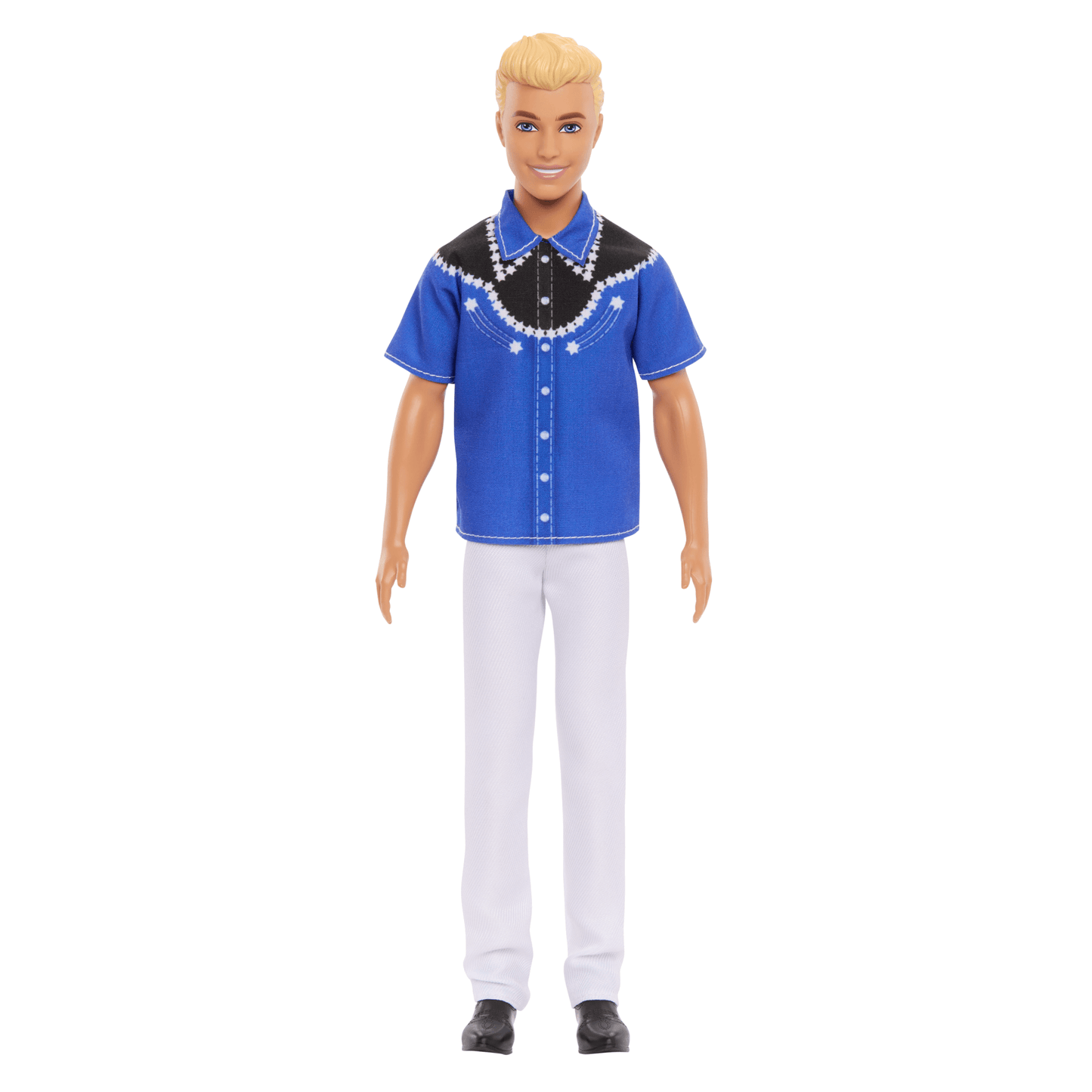 Barbie Fashionista Mu?eco Ken Camisa Azul con Negro