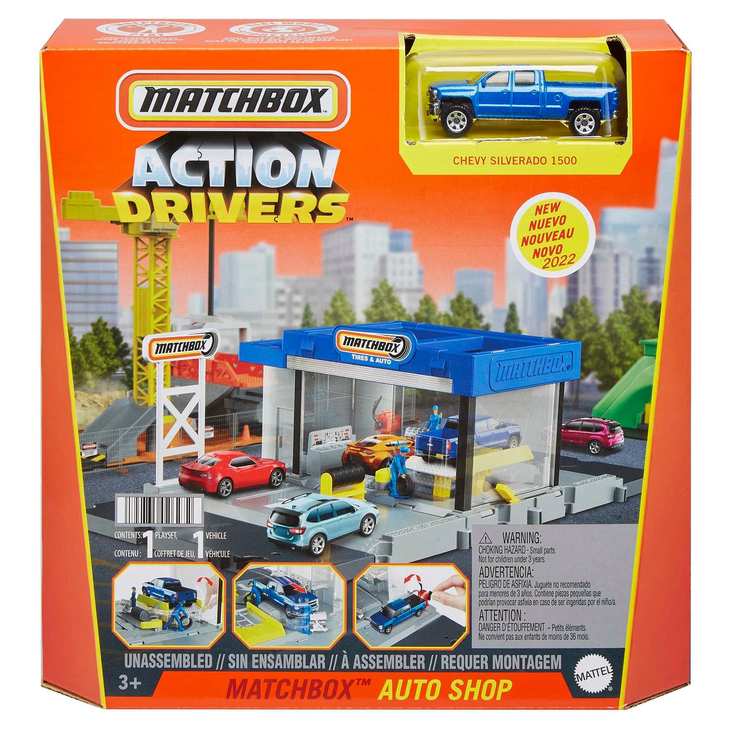 Matchbox Conjunto de Brinquedo A??o Oficina Mecanica