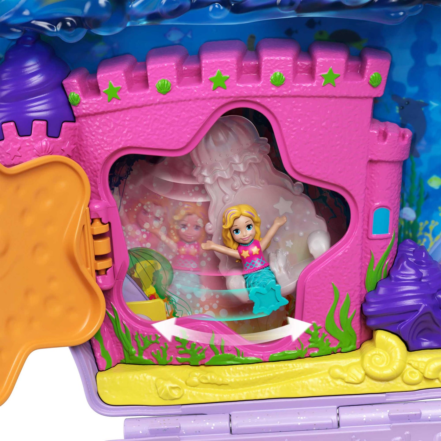 Coffret de Jeu Compact La Sacoche Coquillage Magique Polly Pocket?