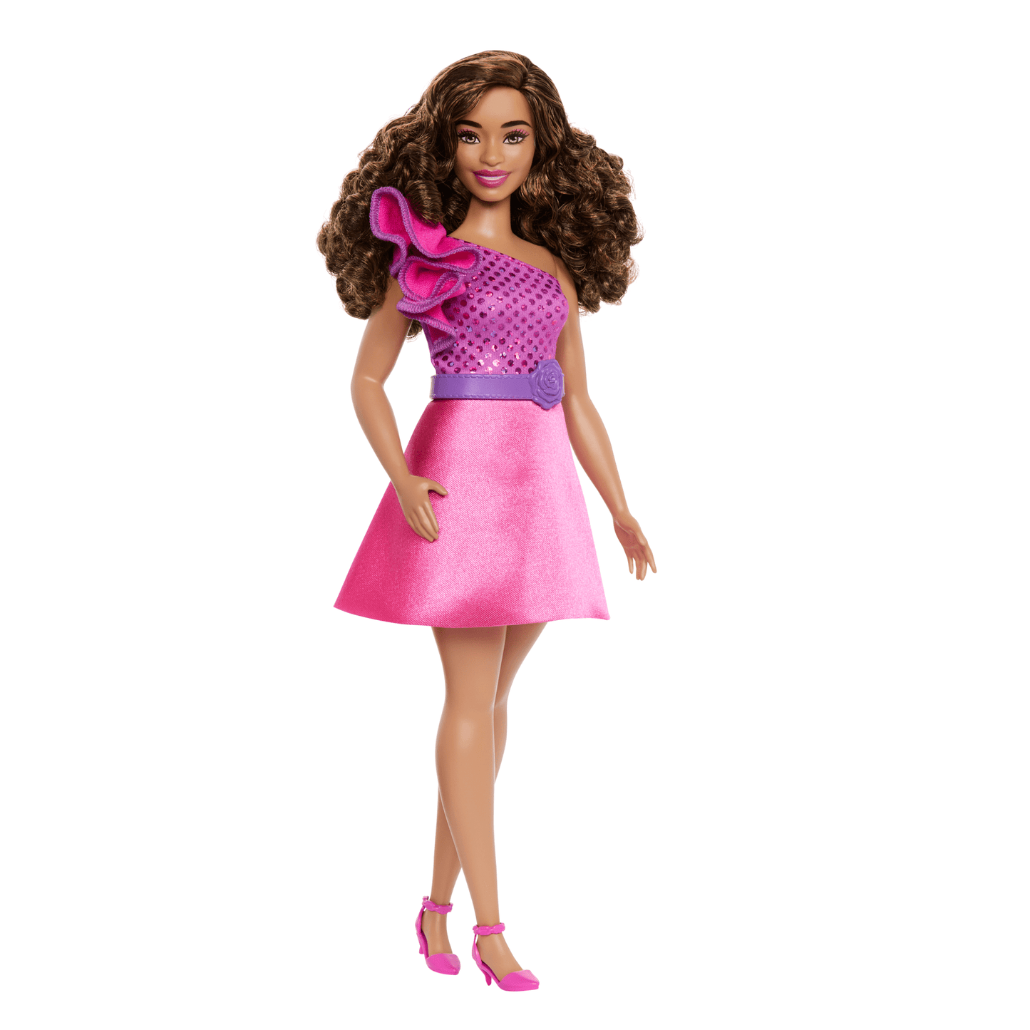 Barbie Fashionista Mu?eca Vestido Rosa Brillante