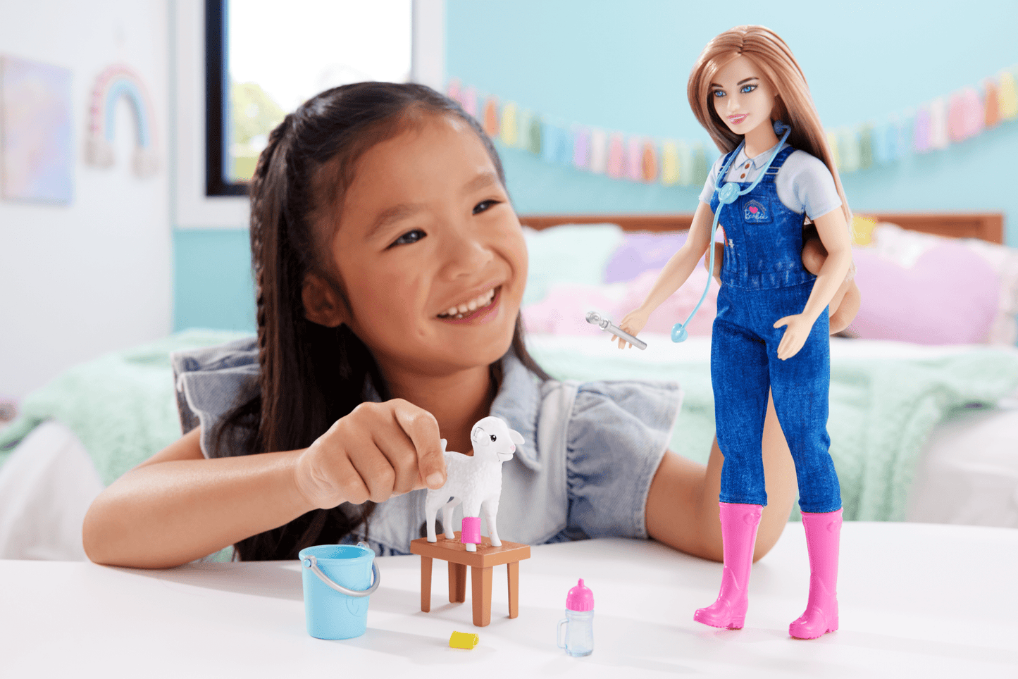 Barbie Carri¨¨res 65Eanniversaire V¨¦t¨¦rinaire de Campagne, 10Acc.